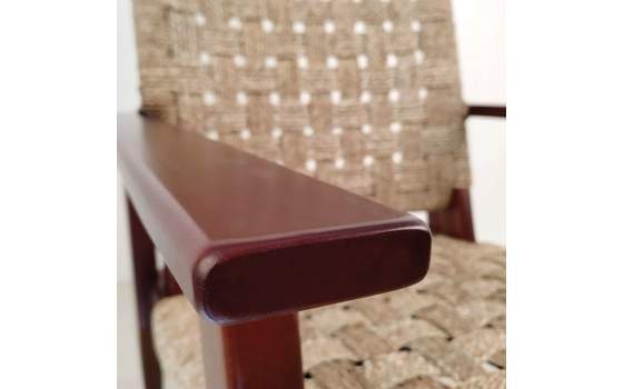 Sillón Madera Cuerda Natural Duque