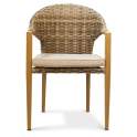 Sillon Aluminio Ratan Sintetico moderno Exterior Serie Aubaud