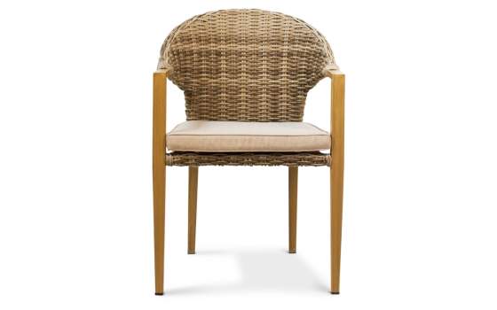 Sillon Aluminio Ratan Sintetico moderno Exterior Serie Aubaud