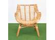 Sillon Armado Rattan Natural Para Terraza Jardin Serie Arismas