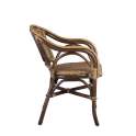 Sillon Bistro Clasico Rattan Rejilla Natural con Cojin Artisond