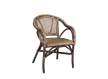 Sillon Bistro Clasico Rattan Rejilla Natural con Cojin Artisond