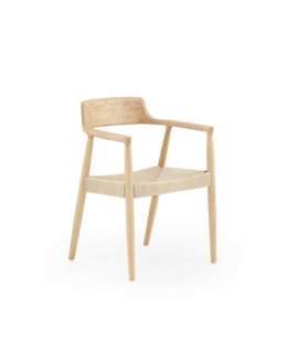 Sillon Brazos Diseño en Madera Natural Cuerda Alcidad