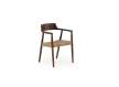 Sillon Brazos Madera Toon Nogal Cuerda Serie Alcidad