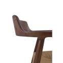 Sillon Brazos Madera Toon Nogal Cuerda Serie Alcidad