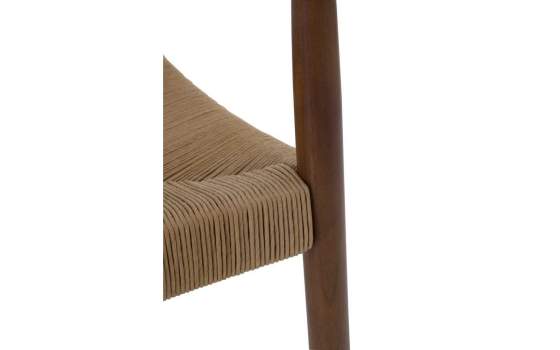 Sillon Brazos Madera Toon Nogal Cuerda Serie Alcidad