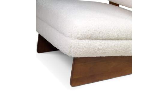 Sillon Butaca Salon Tapizado Lana Madera Mia Serie Adisk