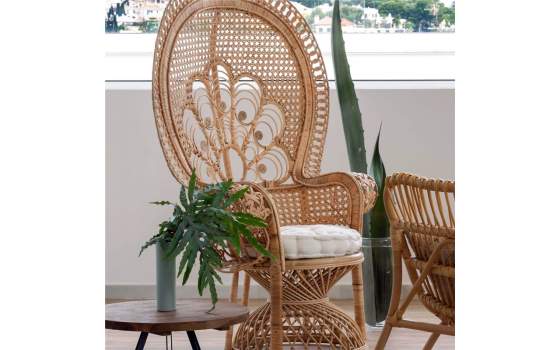 Sillon Clasico Emmanuelle Ratan Natural Serie Apfel