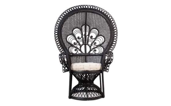 Sillon Clasico Emmanuelle Ratan Negro Serie Apfel