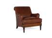 Sillon Clasico Piel Marron Liso Serie Archerver