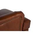 Sillon Clasico Piel Marron Liso Serie Archerver