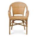 Sillon Clasico Rattan Natural Tejido Artesano