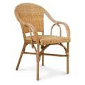 Sillon Clasico Rattan Natural Tejido Artesano