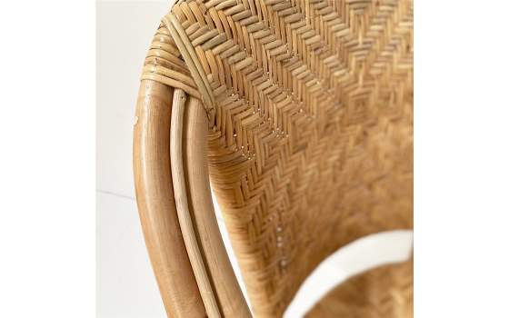 Sillon Clasico Rattan Natural Tejido Artesano