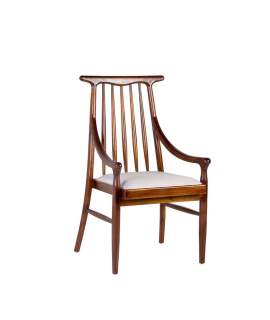 Sillon Clasico Vintage Barrotes Asiento Tapizado Aresisat