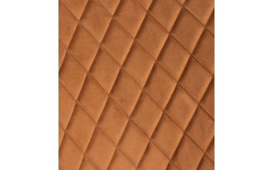 Sillon Comedor Actual Tapizada Rombos Camel Serie Melissa