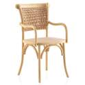 Sillon Comedor de Olmo Rattan y Abaca Diseño Moderno Allaert Sillon Comedor de Olmo Rattan y Abaca Diseño Moderno Allaert