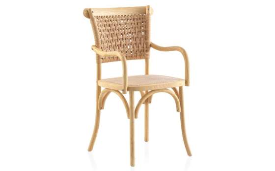 Sillon Comedor de Olmo Rattan y Abaca Diseño Moderno Allaert Sillon Comedor de Olmo Rattan y Abaca Diseño Moderno Allaert