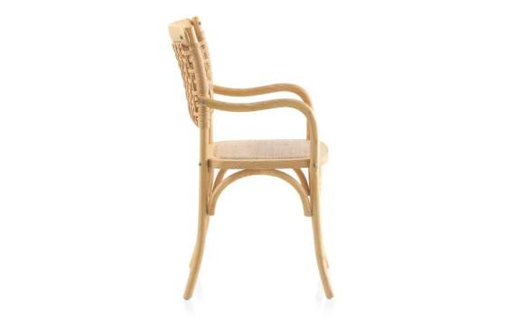 Sillon Comedor de Olmo Rattan y Abaca Diseño Moderno Allaert Sillon Comedor de Olmo Rattan y Abaca Diseño Moderno Allaert