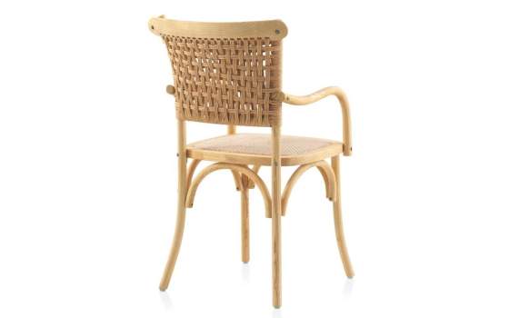 Sillon Comedor de Olmo Rattan y Abaca Diseño Moderno Allaert Sillon Comedor de Olmo Rattan y Abaca Diseño Moderno Allaert