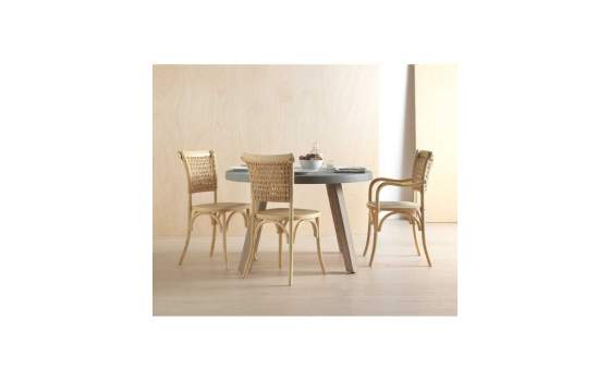 Sillon Comedor de Olmo Rattan y Abaca Diseño Moderno Allaert Sillon Comedor de Olmo Rattan y Abaca Diseño Moderno Allaert