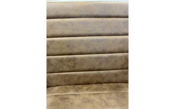 Sillon Comedor Estilo Industrial Acero y Piel Serie Averrada