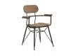 Sillon Comedor Industrial Madera Forja Serie Abrandici