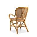 Sillon Comedor Miami Rattan Natural y Rejilla Serie Sidney