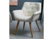 Sillon Comedor Moderno Tapizado Rustico Beige Serie Boulain