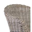 Sillon Comedor Rattan Natural Pata Madera Serie Abriln
