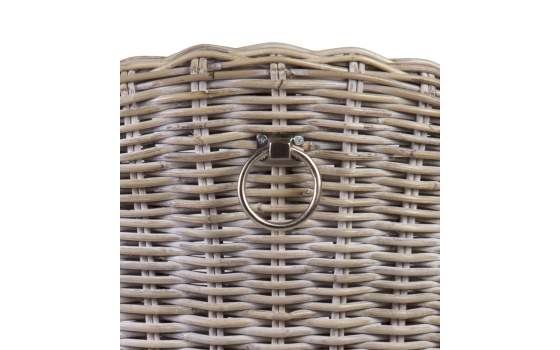 Sillon Comedor Rattan Natural Pata Madera Serie Abriln