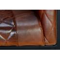Sillon Comedor Tapizado Piel y Metal Serie Vakin