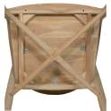 Sillon Comedor Teca Natural - Serie Selly