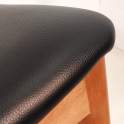 Sillon Consul Contemporaneo Tapizada Ecopiel Negro Serie Oponte