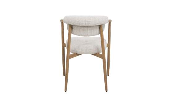 Sillon Diseño Actual Tapizado Chenilla Gruesa Beige Agoult