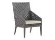 Sillon Diseño Jardin Cinta Gris Aluminio con Cojin Serie Tape