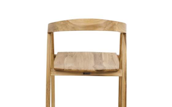 Sillon Diseño Madera Natural Teca Actual Serie Tokio