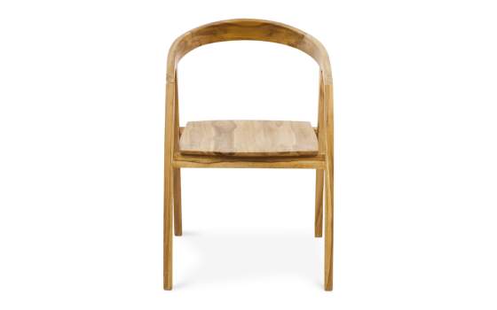 Sillon Diseño Madera Natural Teca Actual Serie Tokio