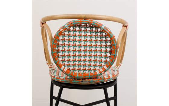 Sillon Diseño Metal Ratan Tejido Plastico Serie Rock