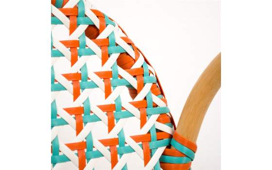 Sillon Diseño Metal Ratan Tejido Plastico Serie Rock