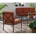 Sillon Forja 1 Plaza Con Cojines Nilo