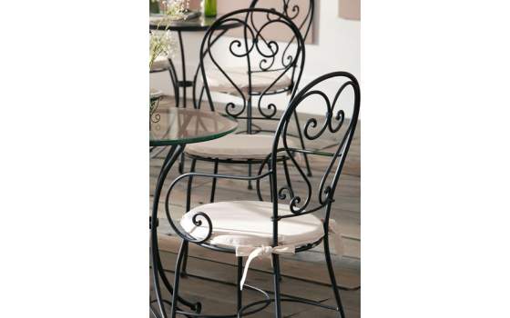 Sillon Forja Jardin Cordoba con Cojin Sillon Forja Jardin Cordoba con Cojin