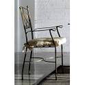 Sillon Forja Damasco con cojin incluido