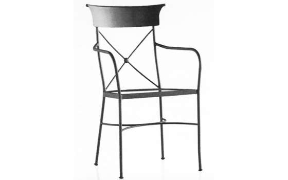 Sillon Forja de Salon y Jardin Florencia con Cojin