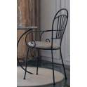 Sillon Forja Jardin Ibiza con Cojin