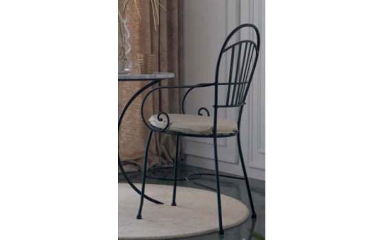 Sillon Forja Jardin Ibiza con Cojin
