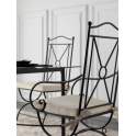 Sillon Forja Jardin  Atenas con Cojin