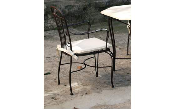 Sillon Forja Sevilla con Cojin