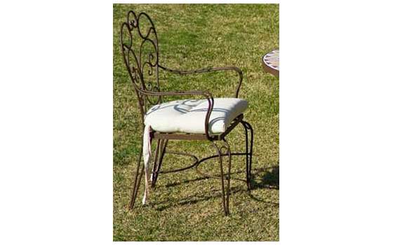 Sillón Forja Toledo Con Cojin