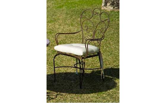 Sillón Forja Toledo Con Cojin
